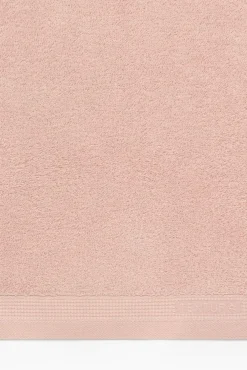 Textura Toalhas-Toalha duche friso algodão egípcio 70 x 140 cm. rosa