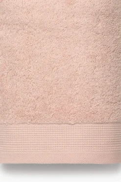 Textura Toalhas-Toalha lavatório friso algodão egípcio 50 x 90 cm. rosa