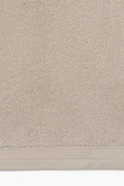 Textura Toalhas-Toalha toucador friso algodão egípcio 30 x 50 cm. bege