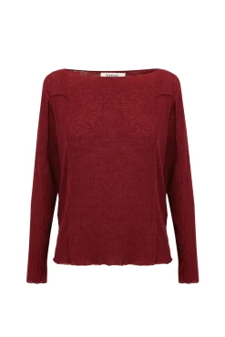 Slowlove T-Shirts|Blusas-Top básico mesclado Granada