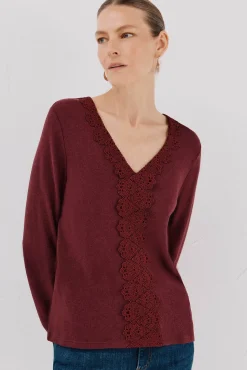 Cortefiel T-Shirts-Top com decote em decote Granada