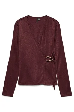 Vero Moda T-Shirts-Top de malha com detalhe de fivela Roxo