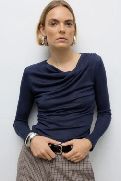 Vero Moda T-Shirts-Top de manga comprida Azul