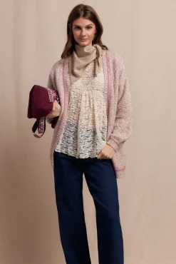 Slowlove T-Shirts|Blusas-Top de renda de renda Ecru