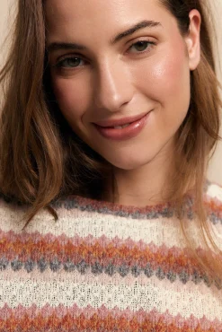 Slowlove T-Shirts-Top estruturado multicolor Multicolorido