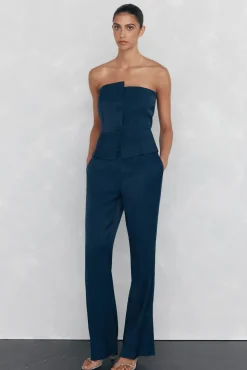 Pedro del Hierro T-Shirts-Top liso Azul