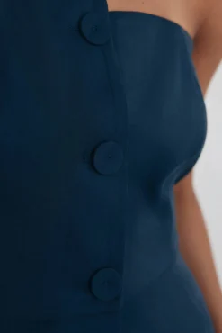 Pedro del Hierro T-Shirts-Top liso Azul