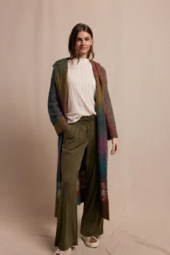 Slowlove T-Shirts-Top malha estrutura Ecru