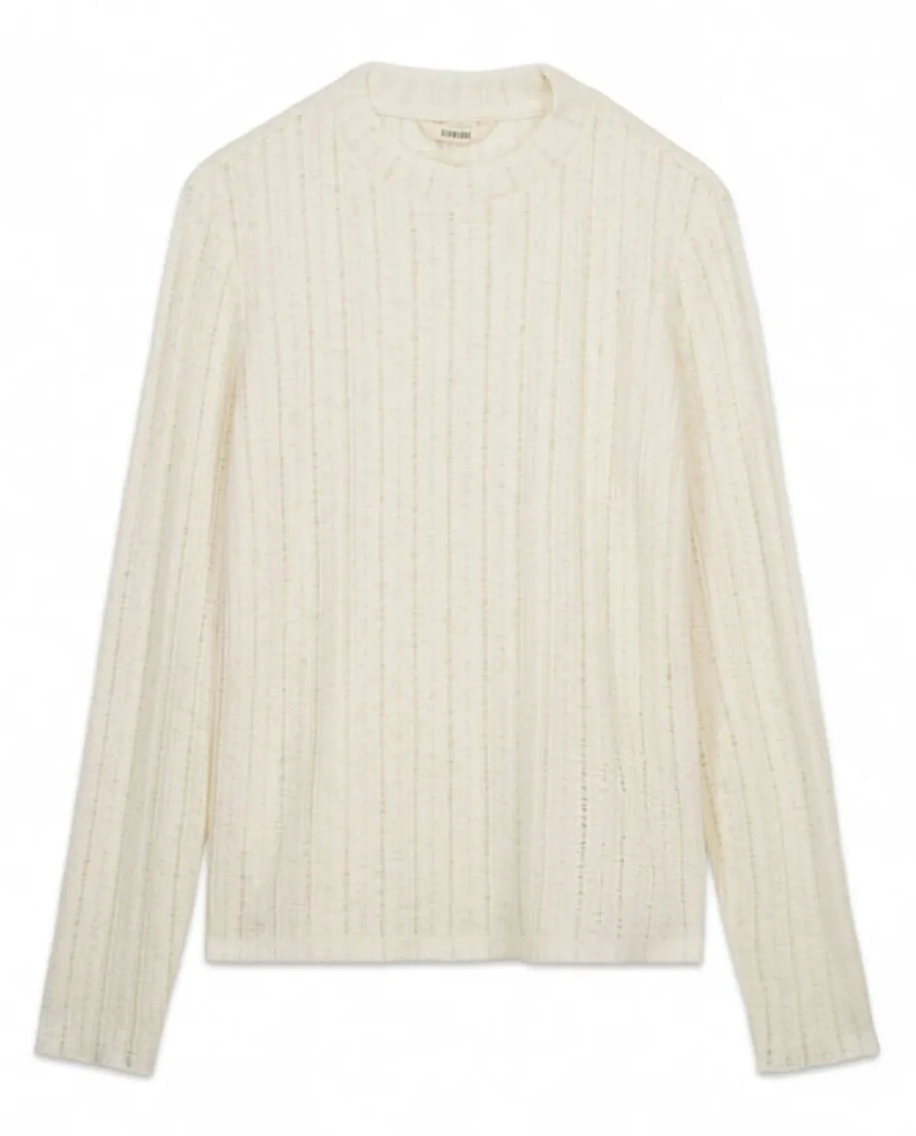 Slowlove T-Shirts-Top malha estrutura Ecru