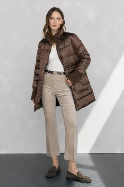 Pedro del Hierro T-Shirts-Top texturizado drapeado Branco