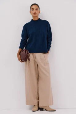 Cortefiel Camisolas-Tranças Jersey Perkins Azul