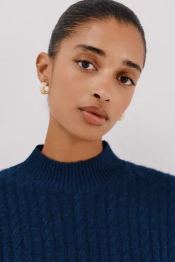 Cortefiel Camisolas-Tranças Jersey Perkins Azul