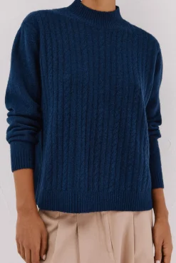 Cortefiel Camisolas-Tranças Jersey Perkins Azul