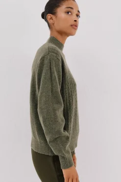 Cortefiel Camisolas-Tranças Jersey Perkins Verde