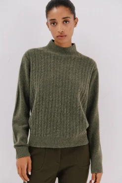 Cortefiel Camisolas-Tranças Jersey Perkins Verde