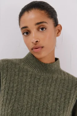 Cortefiel Camisolas-Tranças Jersey Perkins Verde