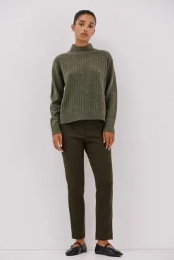 Cortefiel Camisolas-Tranças Jersey Perkins Verde