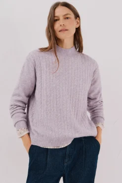 Cortefiel Camisolas-Tranças Jersey Perkins Roxo