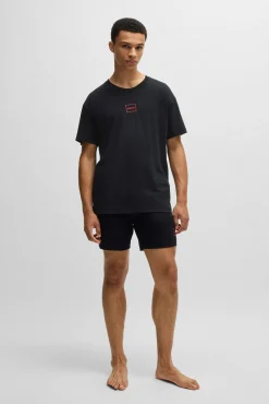 HUGO T-Shirts-T-shirt Preto