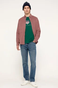 Gant T-Shirts-T-shirt 100% algodão Verde