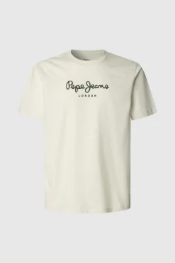 Pepe Jeans T-Shirts-T-shirt amarela do elenco bege