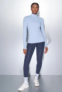 Dash and Stars T-Shirts-T-shirt bebê de manga comprida azul