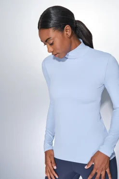 Dash and Stars T-Shirts-T-shirt bebê de manga comprida azul