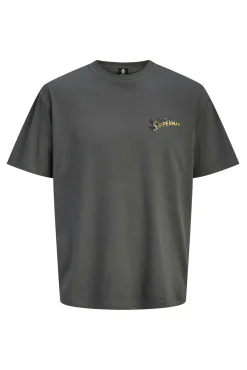 Jack & Jones T-Shirts-T-shirt back print cinzento