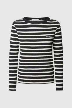 Pepe Jeans T-Shirts-T-shirt Bani preto