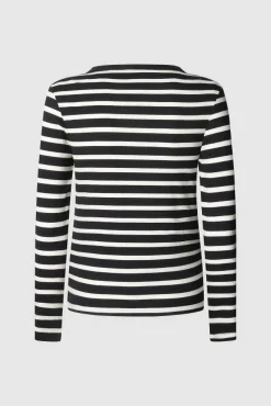 Pepe Jeans T-Shirts-T-shirt Bani preto