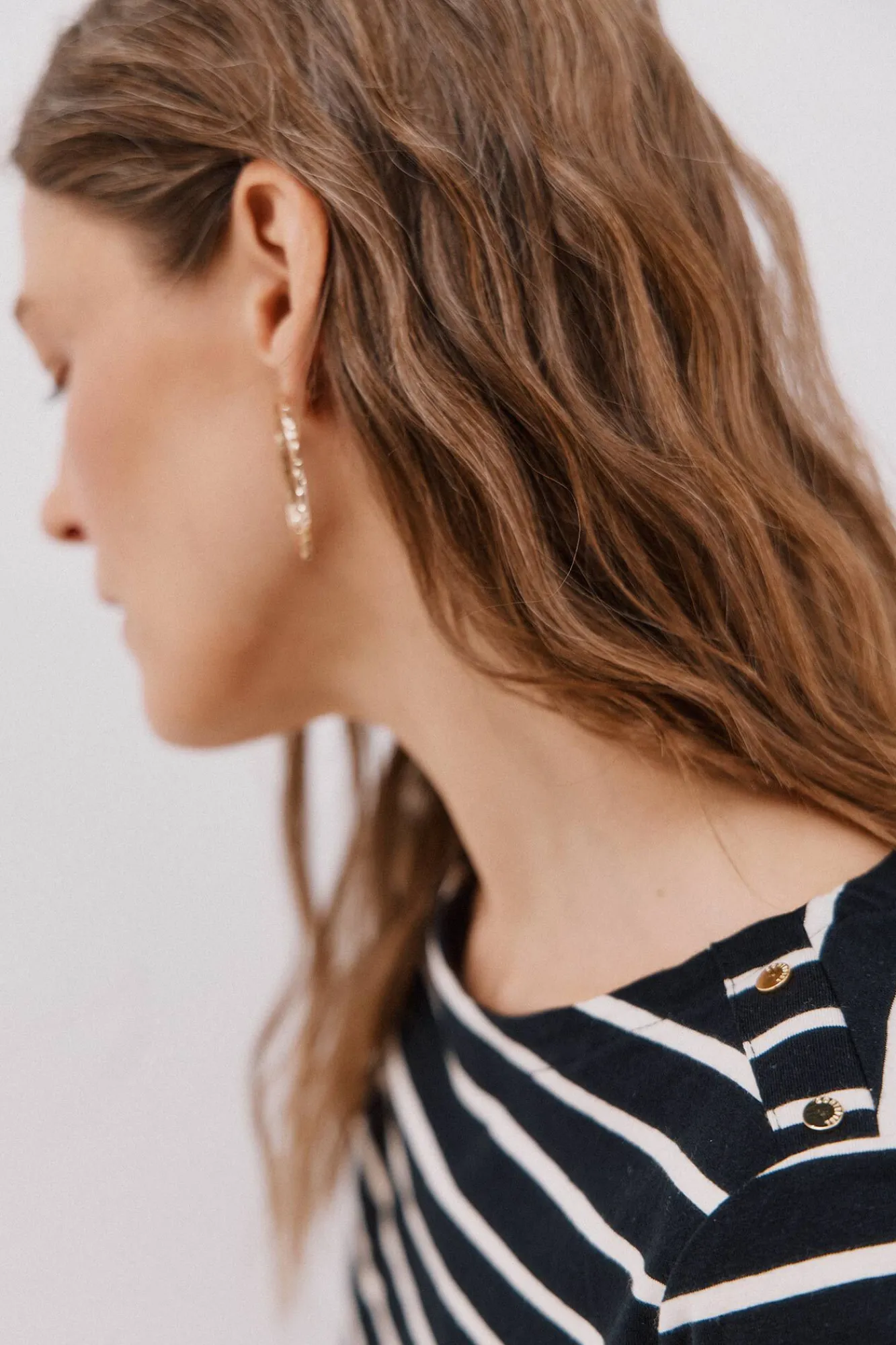 Cortefiel T-Shirts-T-shirt barco botões Impressão