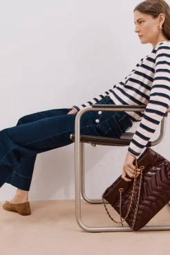 Cortefiel T-Shirts-T-shirt barco botões Azul