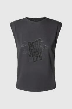 Pepe Jeans T-Shirts-T-shirt Bertha cinzento