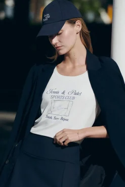 Dash and Stars T-Shirts-T-shirt branca de manga curta branco