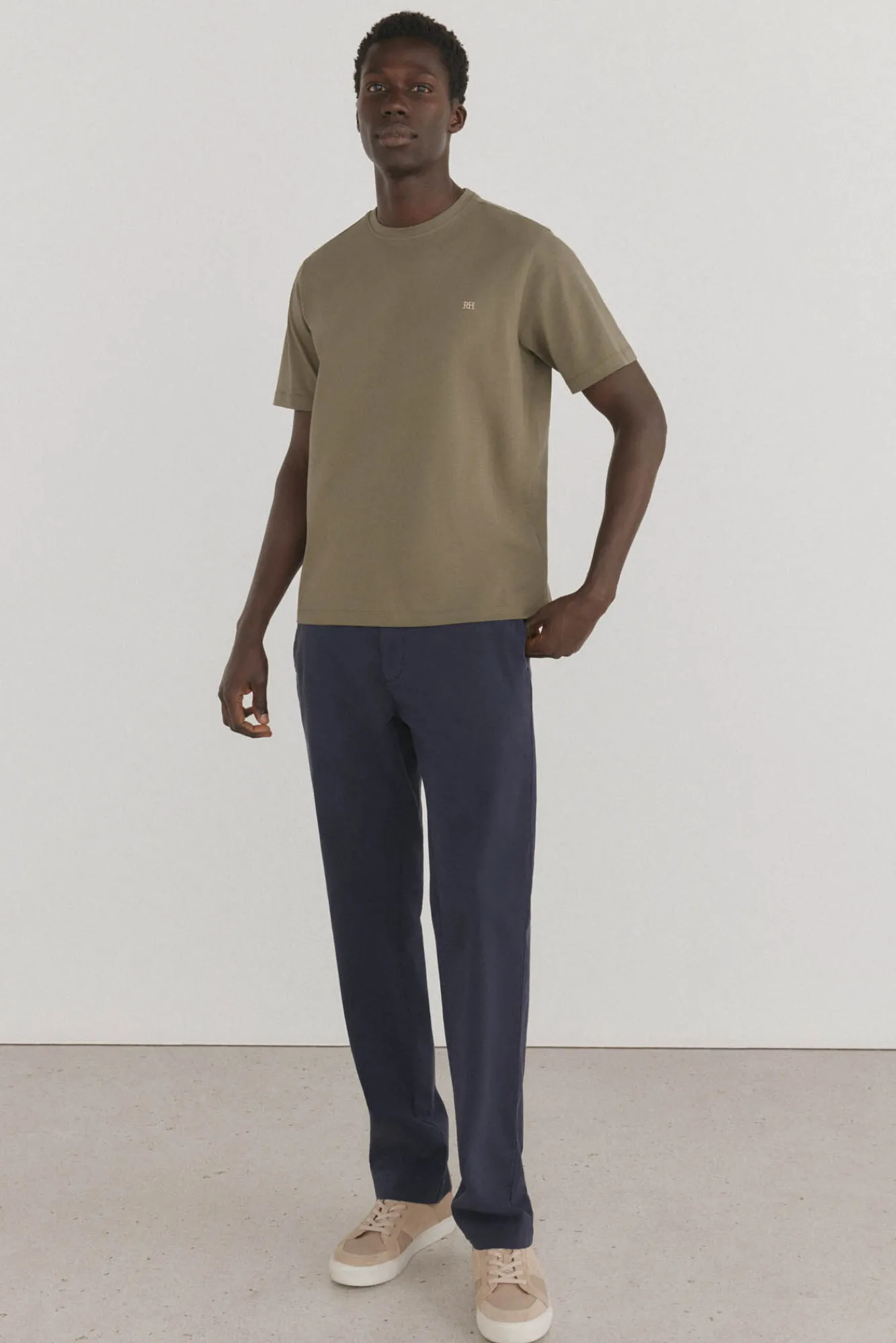 Pedro del Hierro T-Shirts-T-shirt básica Verde