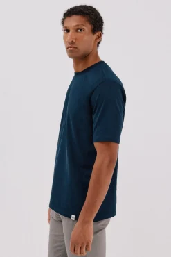 Cortefiel T-Shirts-T-shirt básica Azul