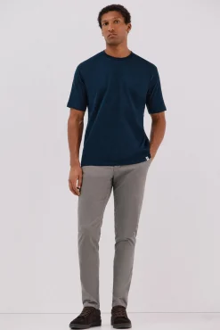 Cortefiel T-Shirts-T-shirt básica Azul