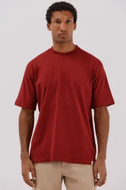 Cortefiel T-Shirts-T-shirt básica Vermelho