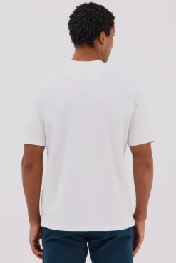 Cortefiel T-Shirts-T-shirt básica Branco