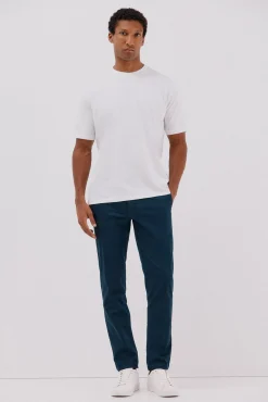 Cortefiel T-Shirts-T-shirt básica Branco