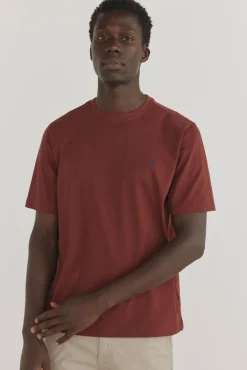 Pedro del Hierro T-Shirts-T-shirt básica Bordeaux