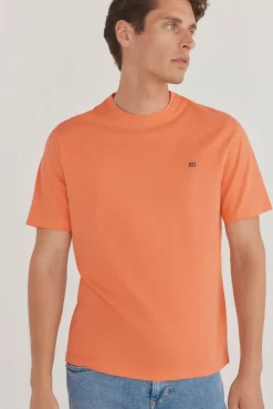 Pedro del Hierro T-Shirts-T-shirt básica Laranja