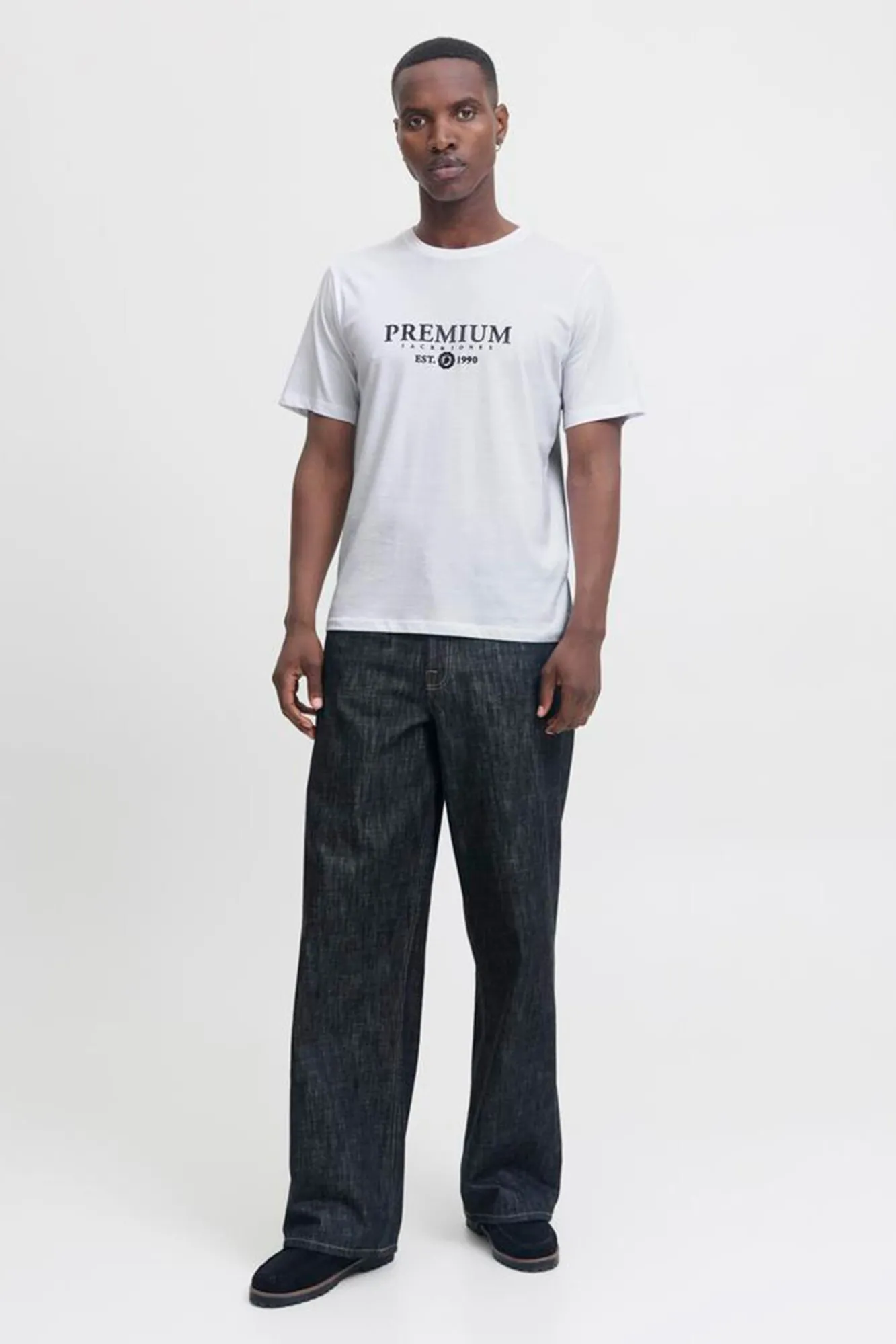 Jack & Jones T-Shirts-T-shirt básica com logo Branco