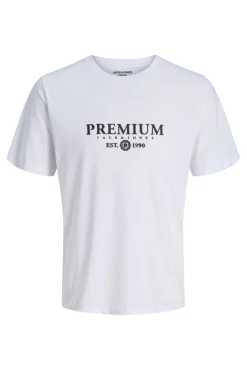 Jack & Jones T-Shirts-T-shirt básica com logo Branco