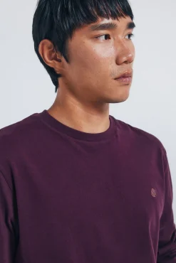 Springfield T-Shirts-T-shirt básica de manga comprida com acabamento macio estampado