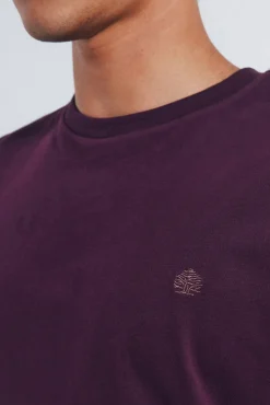 Springfield T-Shirts-T-shirt básica de manga comprida com acabamento macio estampado