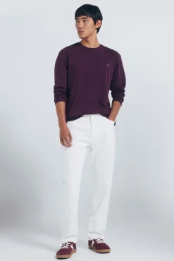 Springfield T-Shirts-T-shirt básica de manga comprida com acabamento macio estampado