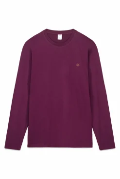 Springfield T-Shirts-T-shirt básica de manga comprida com acabamento macio estampado