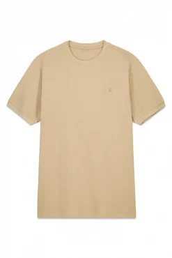 Cortefiel T-Shirts-T-shirt básica piqué Tostado