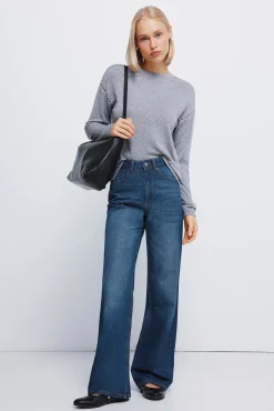 Springfield T-Shirts-T-shirt com corte malha cinzento